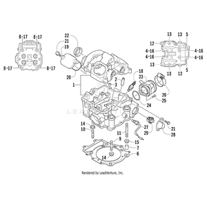 Gasket, Cylinder Head, A650 By Arctic Cat 0830-085 OEM Hardware 0830-085 Off Road Express