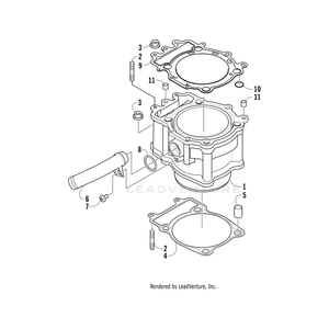 Gasket,Cylinder Head A700 By Arctic Cat 0830-112 OEM Hardware 0830-112 Off Road Express