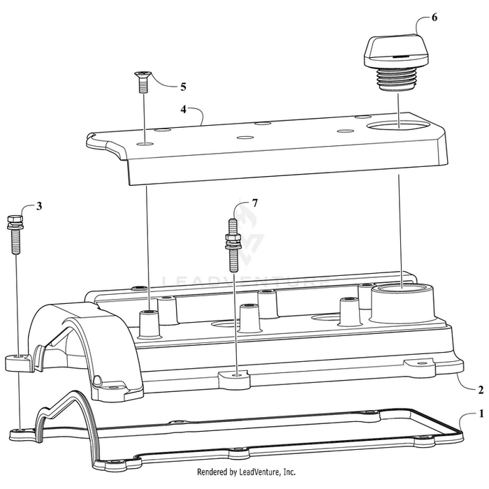 Gasket-Cylinder Head Cover By Arctic Cat