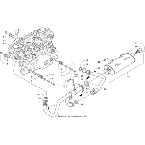 Gasket,Exhaust Pipe By Arctic Cat 0412-338 OEM Hardware 0412-338 Off Road Express