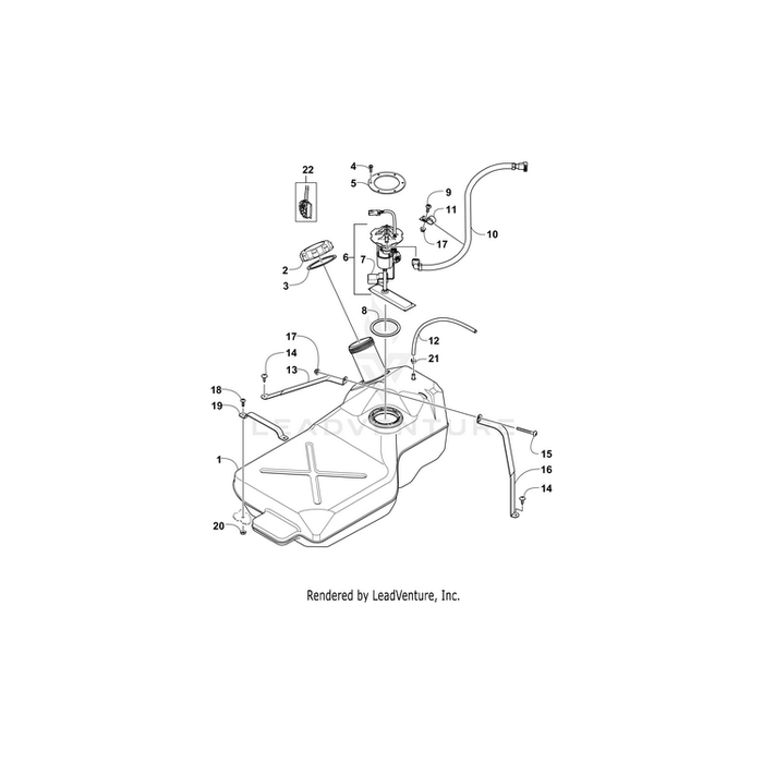 Gasket, Gas Tank Cap By Arctic Cat