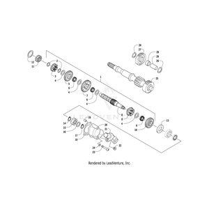 Gasket,Odometer Drive By Arctic Cat 0830-129 OEM Hardware 0830-129 Off Road Express