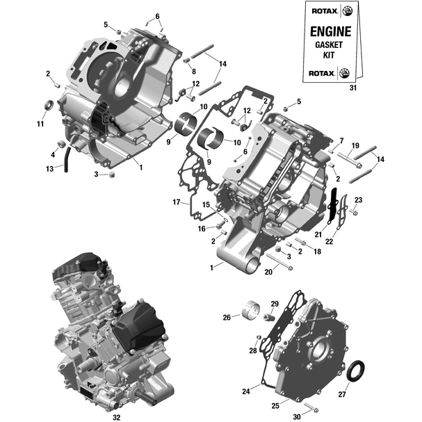 Gasket Set by Can-Am