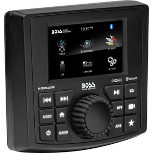 Gauge Radio 3" Screen Bluetooth by Boss Audio MGV520B Stereo Receiver 63-8322 Western Powersports Drop Ship