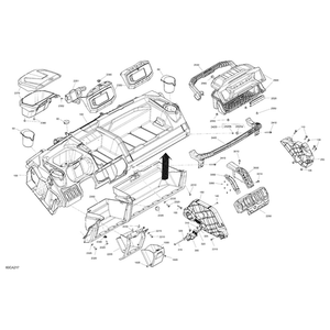 Gauge Support by Can-Am 707900891 OEM Hardware 707900891 Off Road Express Peach St