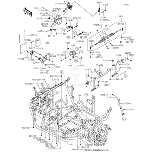 Gear-Assembly-Steering by Kawasaki 39191-0036 OEM Hardware 39191-0036 Off Road Express Drop Ship