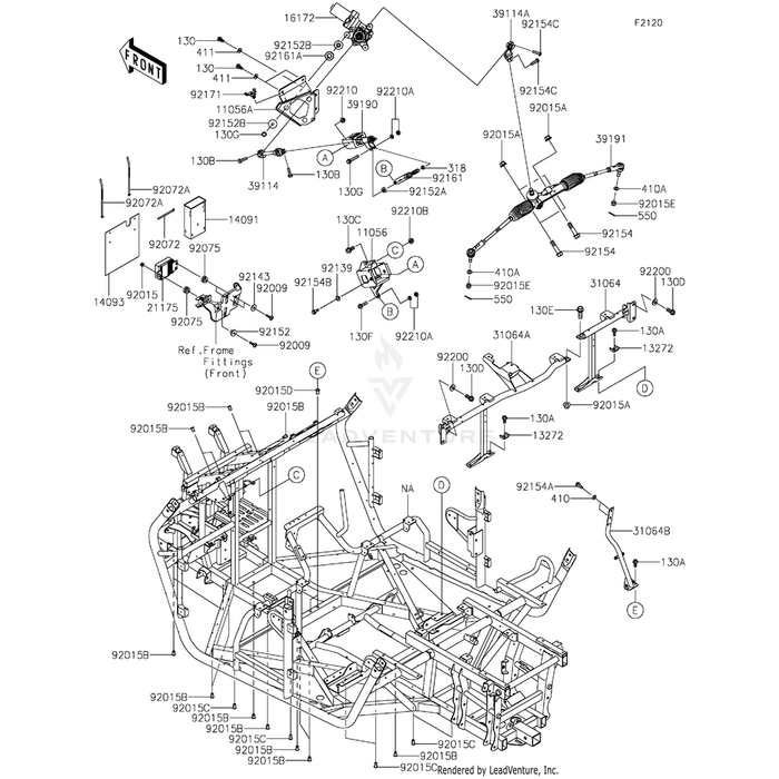 Gear-Assembly-Steering by Kawasaki