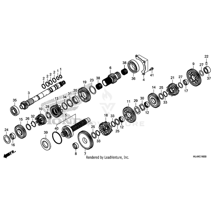 Gear, Countershaft Fifth (31T) by Honda