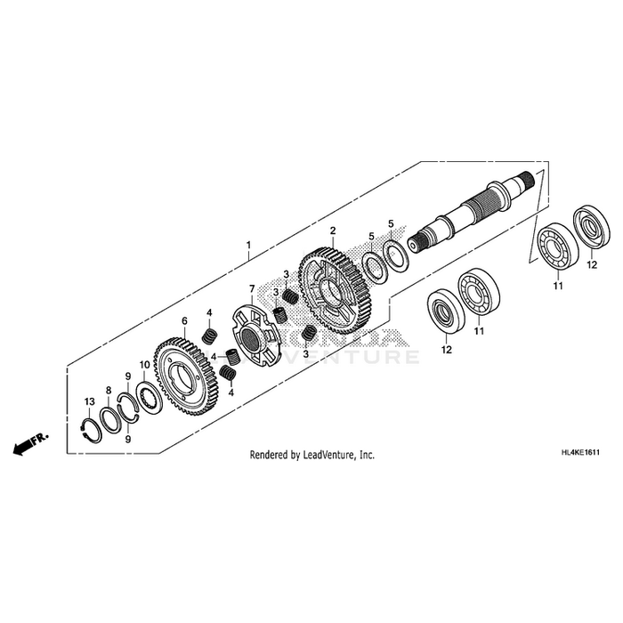 Gear, Final Driven High (47T) by Honda