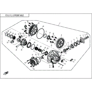 Gear Motor by CF Moto 0181-314000 OEM Hardware 0181-314000 Northstar Polaris