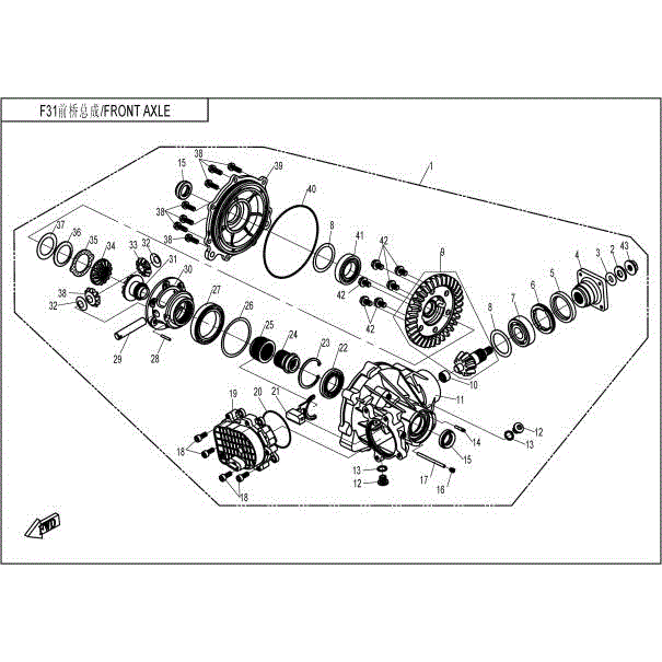 Gear Motor by CF Moto