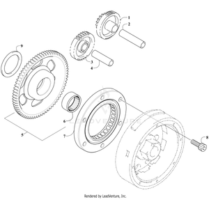 Gear, Starter Clutch By Arctic Cat 0815-040 OEM Hardware 0815-040 Core Power Equipment