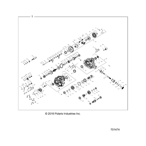 Gear Subassembly, 39 Tooth, Sid by Polaris 3235375 OEM Hardware P3235375 Off Road Express