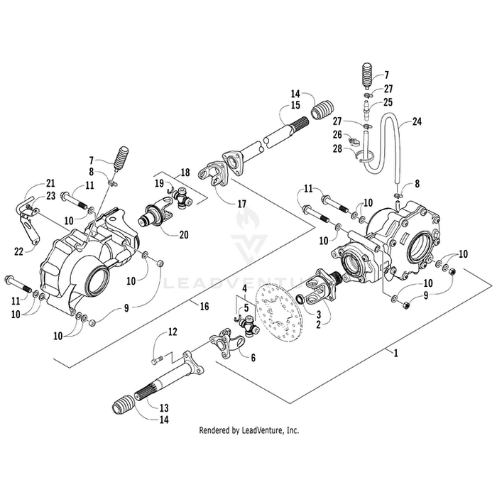 Gearcase,Front(4.0)-Assy By Arctic Cat