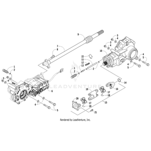 Gearcase,Front-Assy (3.1-Xtz Elec Lock) By Arctic Cat 2502-100 OEM Hardware 2502-100 Off Road Express