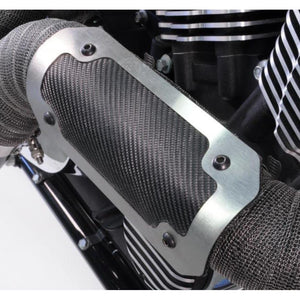 Gen 3 Onyx Heat Shield Brushed/Black 4"X8" by DEI 902459 Heat Barrier 790-01205 Western Powersports