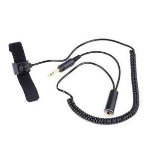 General Aviation Pilot Velcro Mount Push To Talk (Ptt) Coil Cord by Rugged Air PTT-VM2-AV 01038799851131 Rugged Radios