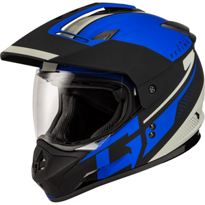 GM-11 Decima Helmet by GMAX A1116118 Full Face Helmet 72-72572X Western Powersports Matte Black/Blue / 2X