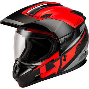 GM-11 Decima Helmet by GMAX A11161208 Full Face Helmet 72-72562X Western Powersports Black/Red/Grey / 2X