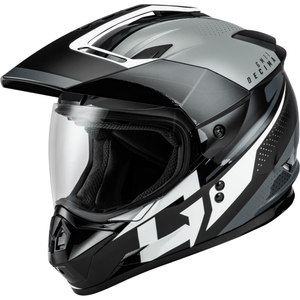 GM-11 Decima Helmet by GMAX A1116458 Full Face Helmet 72-72532X Western Powersports Black/Grey/White / 2X