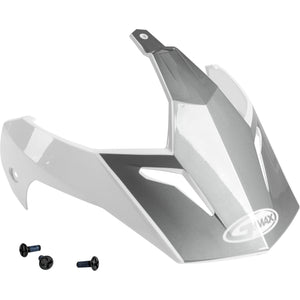 GM-11/GM-11S Scud Helmet Visor w/Screws by GMAX G011098 Helmet Shield 72-3382 Western Powersports Drop Ship White/Grey