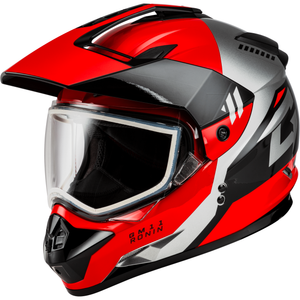 GM-11 Ronin Helmet by GMAX A1115158 Full Face Helmet 72-72612X Western Powersports Black/Red / 2X