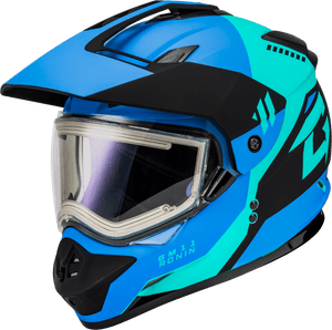 GM-11S Ronin Helmet W/Electric Shield by GMAX A4115118 Full Face Helmet 72-72792X Western Powersports Matte Black/Blue / 2X