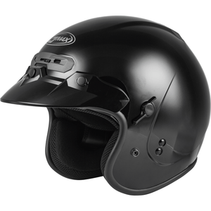 GM-32 Helmet by GMAX G1320028 Open Face 3/4 Helmet 72-49202X Western Powersports Drop Ship 2X / Black