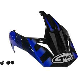 GM11D Helmet Visor Trekka by GMAX G011051 Helmet Shield 72-3731 Western Powersports Drop Ship Black/Blue