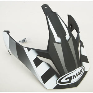 GM11D Helmet Visor Trekka by GMAX G011056 Helmet Shield 72-3736 Western Powersports Drop Ship Black/White