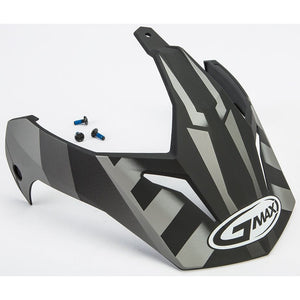 GM11D Helmet Visor Trekka by GMAX G011057 Helmet Shield 72-3737 Western Powersports Drop Ship Black/Dark Silver