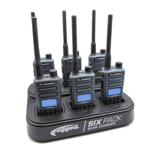 Gmr2 Handheld Radio 6-Pack Bank Charger by Rugged Radios 6PACK-GMR2 01039374005543 Rugged Radios