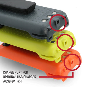 Gmr2 Replacement Battery With 12V Charge Port And Belt Clip by Rugged Radios Rugged Radios