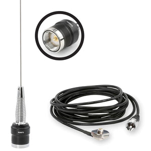 Gmrs / Uhf No Ground Plane (Ngp) Whip Antenna Kit & Nmo Mount by Rugged Radios ANT-SPARE-KIT-U Antenna 01039374004069 Rugged Radios