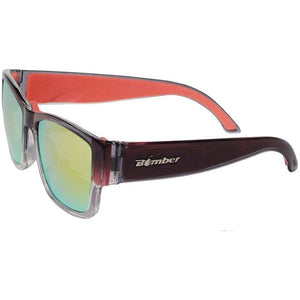 Gomer Bomb Floating Eyewear Crystal Smoke W/Red Mirror by Bomber GM104-RM-RF Sunglasses 519-0027 Western Powersports