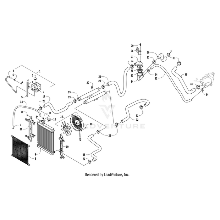 Grille Radiator By Arctic Cat