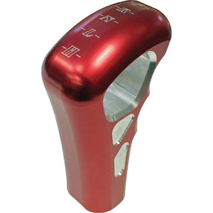 Grip Style Shift Knob Red by Modquad RZR-GRIP-RD Shift Knob 28-44058 Western Powersports