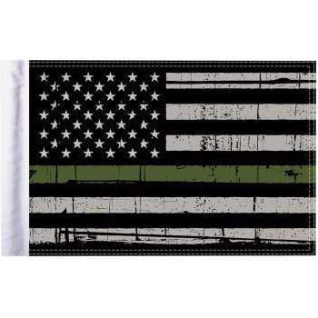 Grunge U.S.A. Flag - Green - 10" x 15" by Pro Pad