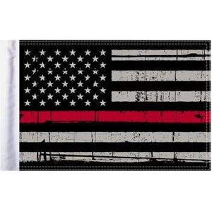 Grunge U.S.A. Flag - Red - 10" x 15" by Pro Pad FLG-GTRL-US15 American Flag 05211560 Parts Unlimited