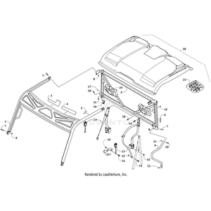 Guard, Shoulder - Right By Arctic Cat 9506-844 OEM Hardware 9506-844 Off Road Express