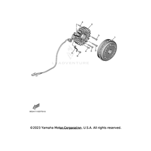 Guide, Inlet by Yamaha B4D-E5377-00-00 OEM Hardware B4D-E5377-00-00 Off Road Express