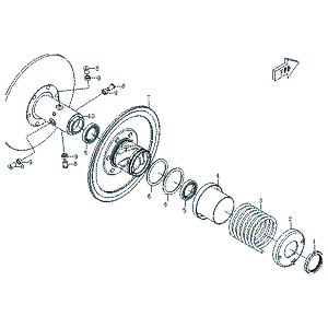 Guide Ring (Mc) by CF Moto 0180-052001 OEM Hardware 0180-052001 Northstar Polaris