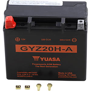 Gyz Factory-Activated Agm Maintenance-Free Battery By Yuasa YUAM720GHA AGM Battery 2113-0776 Parts Unlimited Drop Ship