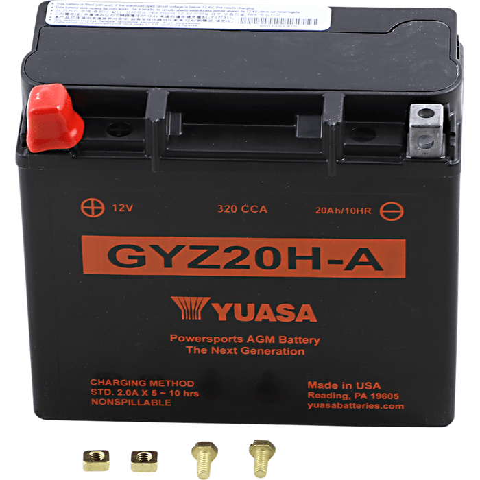 Gyz Factory-Activated Agm Maintenance-Free Battery By Yuasa