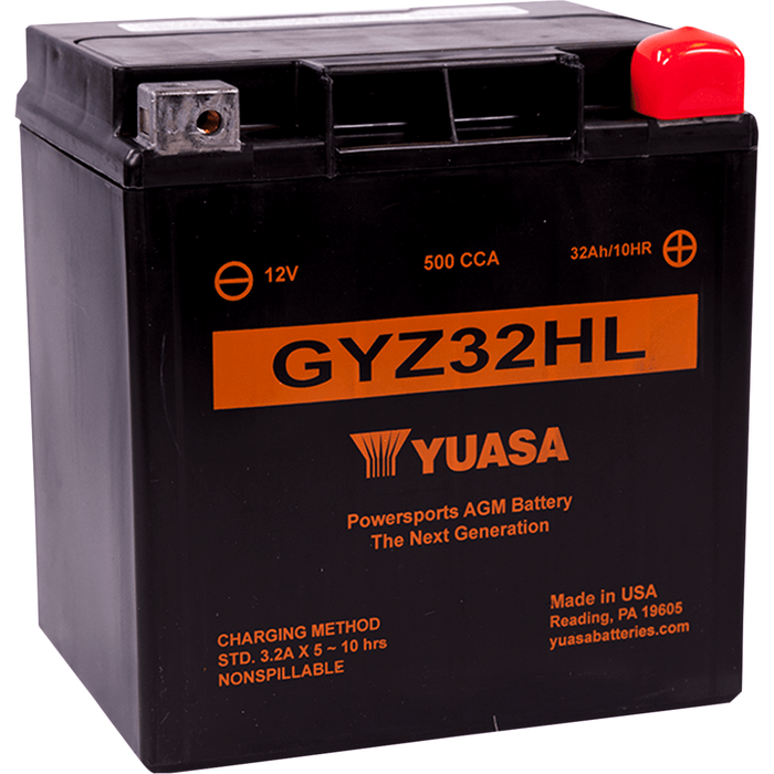 Gyz Factory-Activated Agm Maintenance-Free Battery By Yuasa