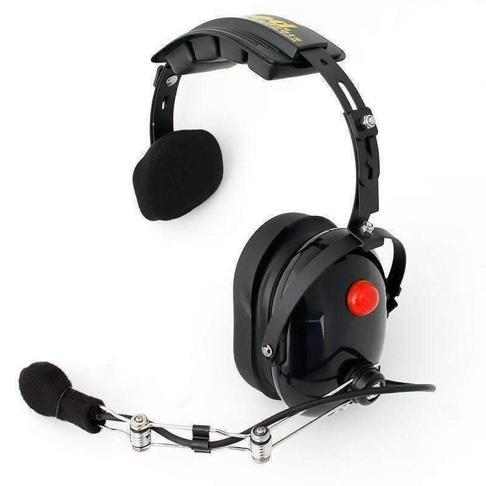 H15 Single Side Headset For 2-Way Radios - Black by Rugged Radios