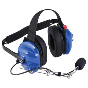 H42 Behind The Head (Bth) Headset For 2-Way Radios - Light Blue by Rugged Radios H42-LTBLUE Headset 01039374001371 Rugged Radios