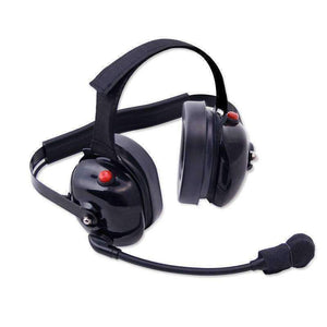 H60 Dual Radio Behind The Head (Bth) Headset - Black by Rugged Radios H60-BLK Headset 0103879985653 Rugged Radios