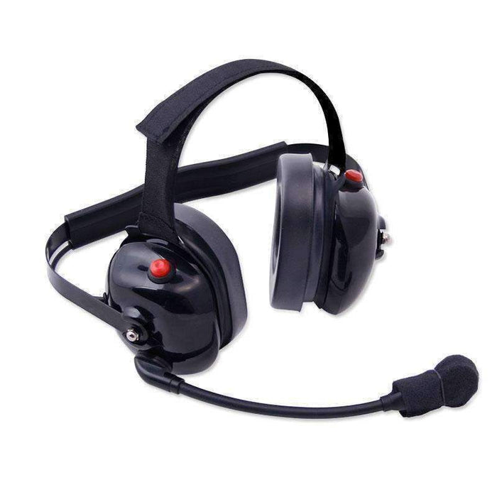 H60 Dual Radio Behind The Head (Bth) Headset - Black by Rugged Radios