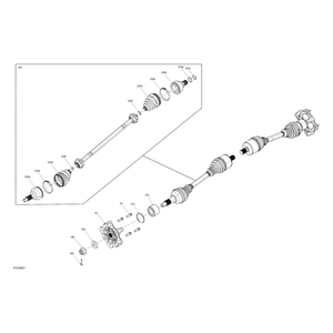 Half Shaft by Can-Am 705503051 OEM Hardware 705503051 Off Road Express Peach St